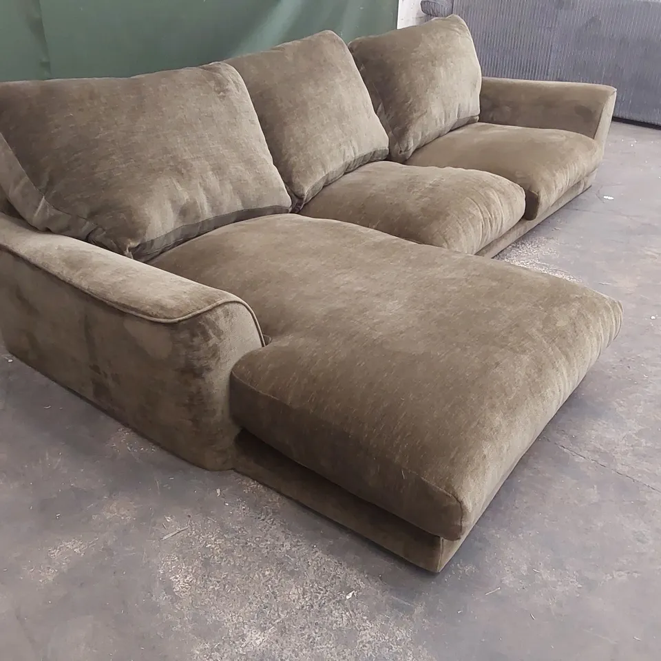 QUALITY DESIGNER LH CORNER CHAISE SOFA 
