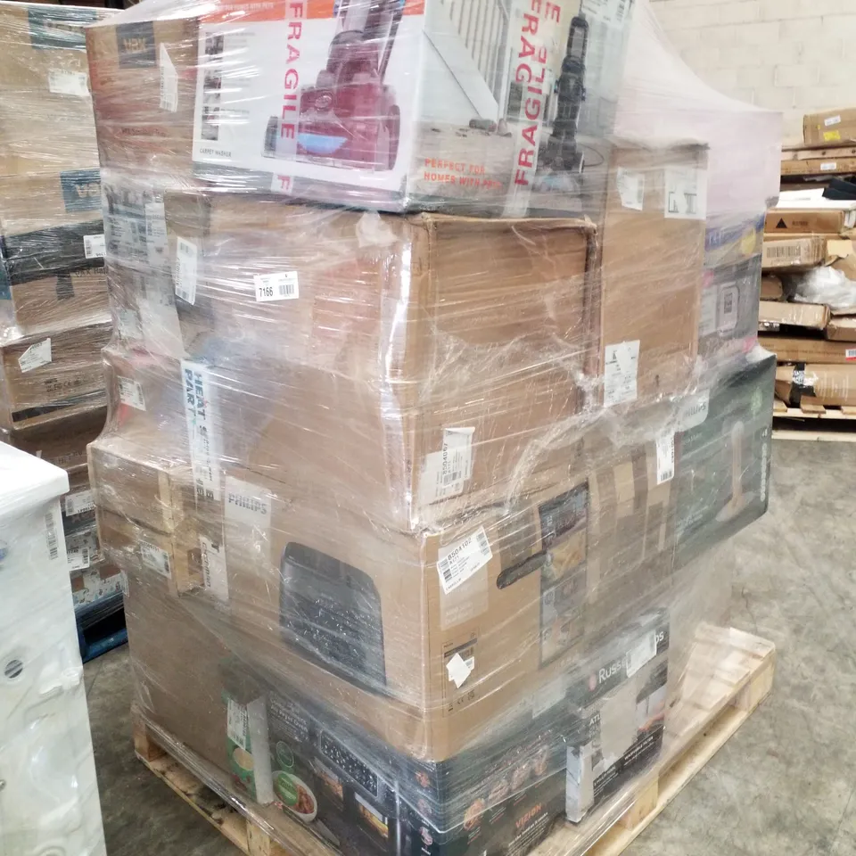 PALLET OF APPROXIMATELY 29 UNPROCESSED RAW RETURN HOUSEHOLD AND ELECTRICAL GOODS TO INCLUDE;