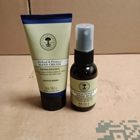 LOT OF 2 OF NEAL'S YARD REMEDIES HAND CREAM AND HAND RUB DUO 