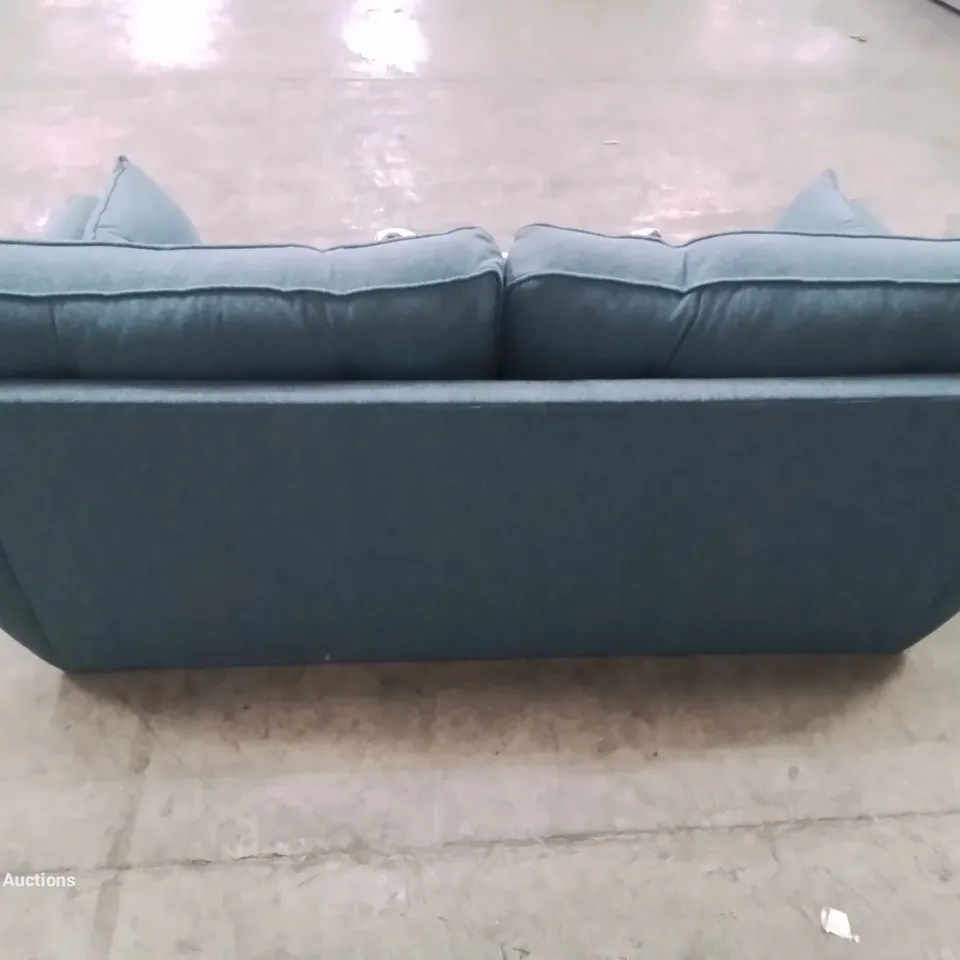 QUALITY DESIGNER SCHAFFER 3 SEATER SOFA WITH SCATTER CUSHIONS 