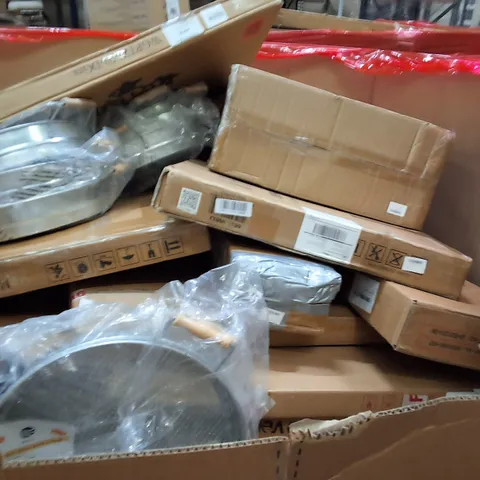 PALLET OF ASSORTED HOUSEHOLD ITEMS AND PRODUCTS TO INCLUDE;DESK TOP RISER,FLOATING SHELVES,GARDEN SIEVE