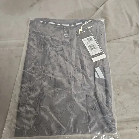 ADIDAS RUNNING BLACK T-SHIRT (IT3507), UNISEX, XL