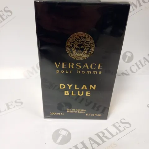 BOXED AND SEALED VERSACE POUR HOMME DYLAN BLUE EAU DE TOIILETTE 200ML