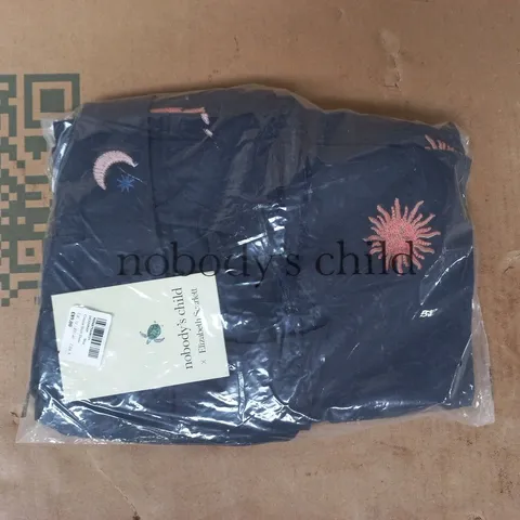BAGED NOBODY'S CHILD CONNIE SHIFT DRESS IN BLUE SIZE UK 12