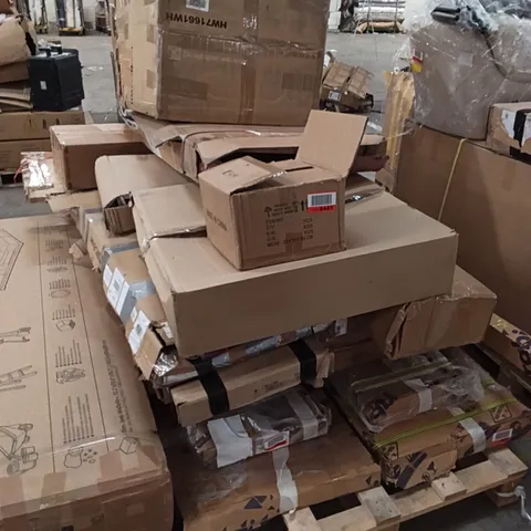 PALLET OF ASSORTED, INCOMPLETE FURNITURE PARTS AND PIECES 