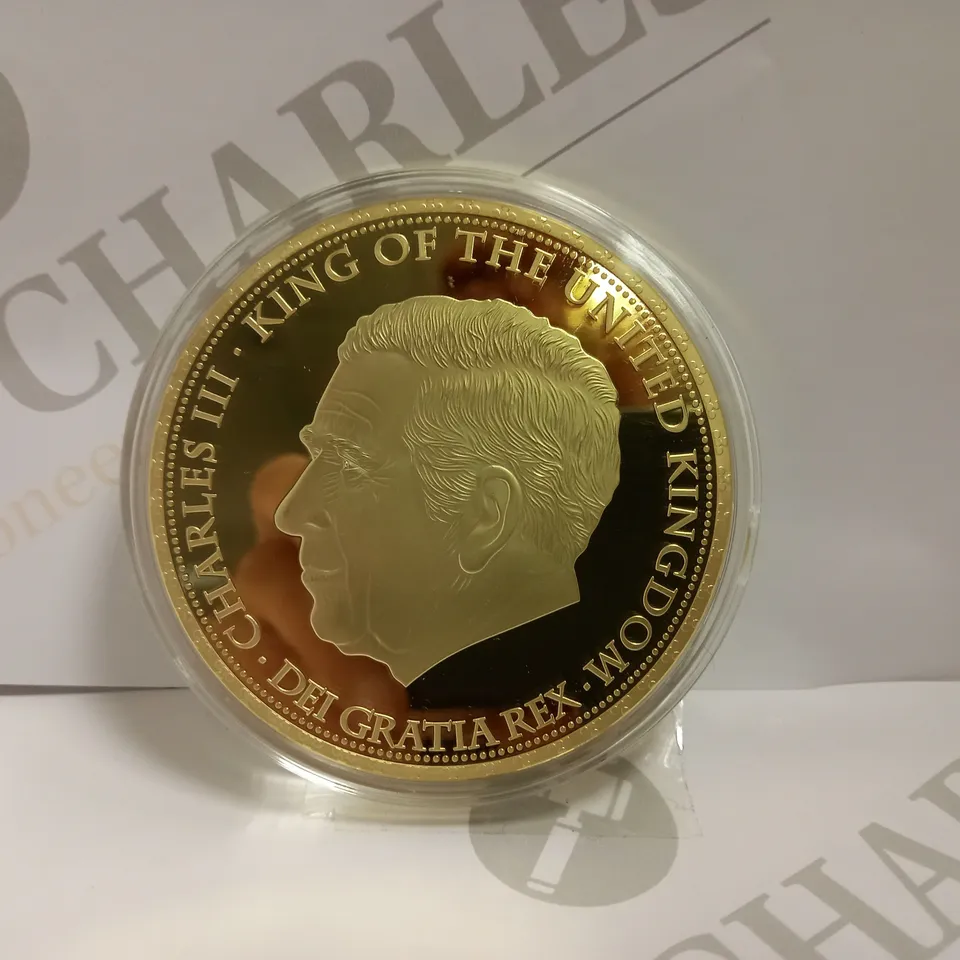 KING CHARLES III GOLD COMMEMORATIVE COIN