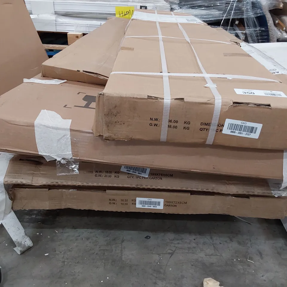 PALLET OF ASSORTED BOXED SHOWER ENCLOSURE PANELS, INCLUDING ARKELL, ONEGA, BELOYA.