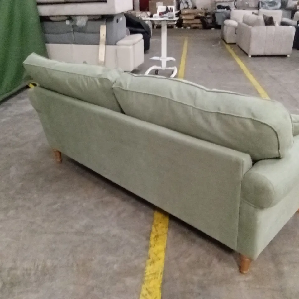 WILLIAM FABRIC 3 SEATER SOFA - OLIVE RRP £1099