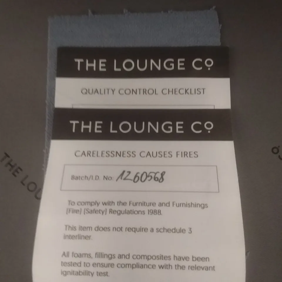 QUALITY BRITISH DESIGNER LOUNGE CO. PALOMA CHAISE END LHF GROUP EARL GREY 