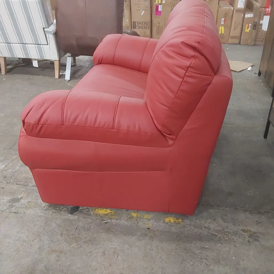 QUALITY DESIGNER DES SOFA LINE HEPPMAN GENUINE LEATHER 2 SEATER LOVESEAT