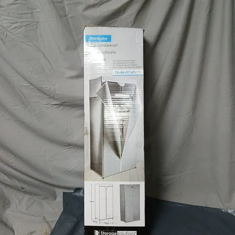 STORAGE SOLUTIONS WARDROBE 75 X 46 X 160CM BOXED