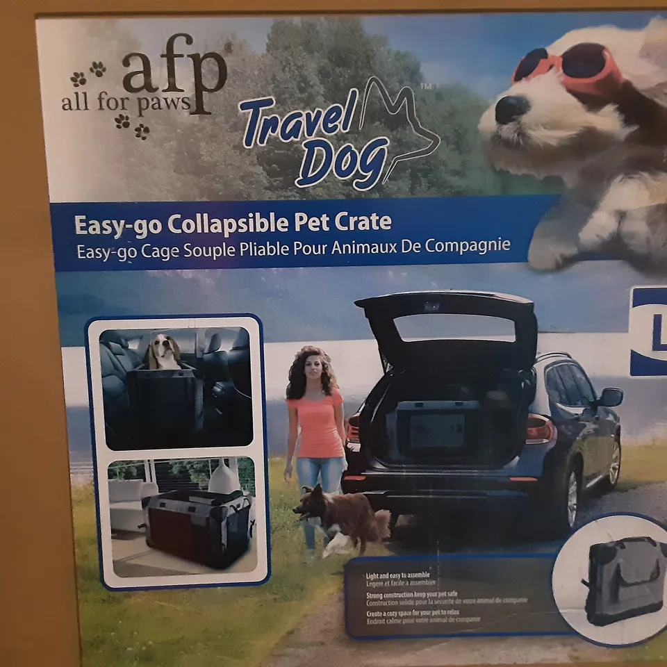 BOXED AFB EASY GO COLLAPSIBLE PETCRATE 