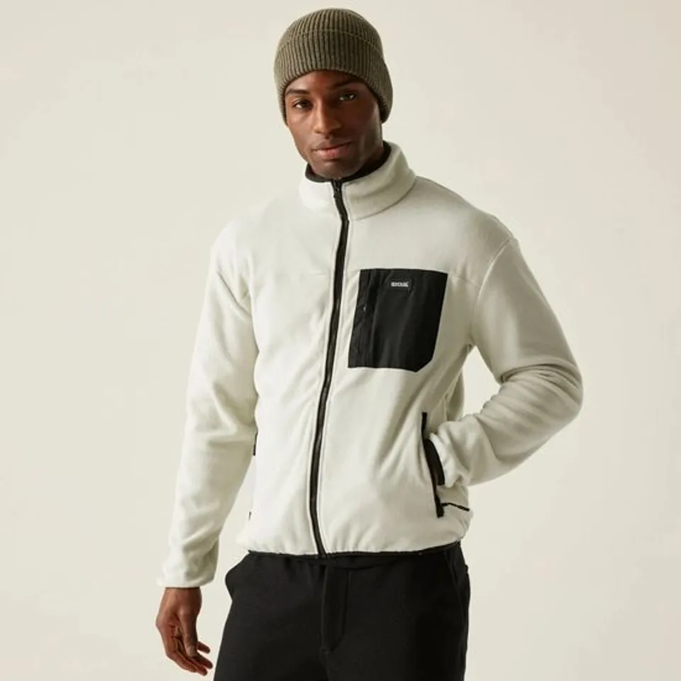 BRAND NEW REGATTA MENS FRANKIE FULL ZIP FLEECE JACKET IN SILVER GREY SIZE 5XL
