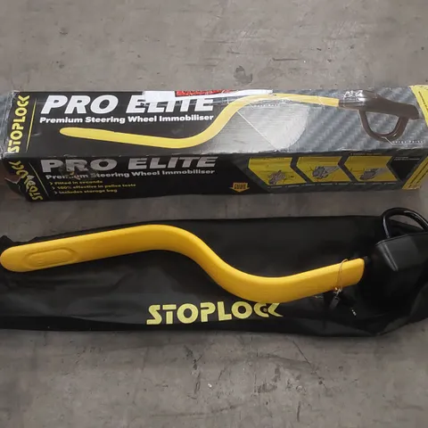 BOXED STOPLOCK PRO ELITE PREMIUM STEERING LOCK 