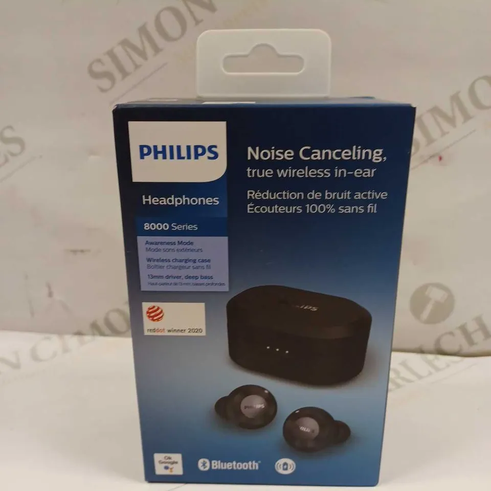 PHILIPS NOISE CANCELLING TRUE WIRELESS IN-EAR EARPHONES - TAT8505