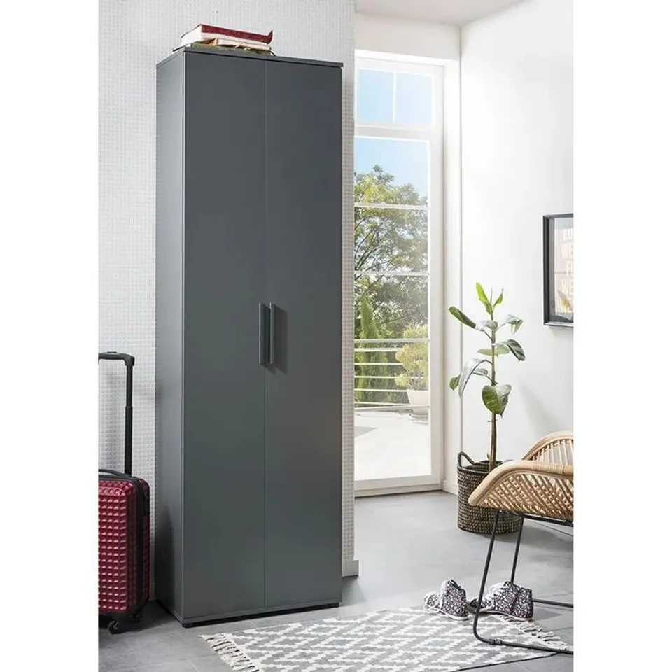 BOXED LEOCADIA 2 DOOR WARDROBE (2 BOXES)