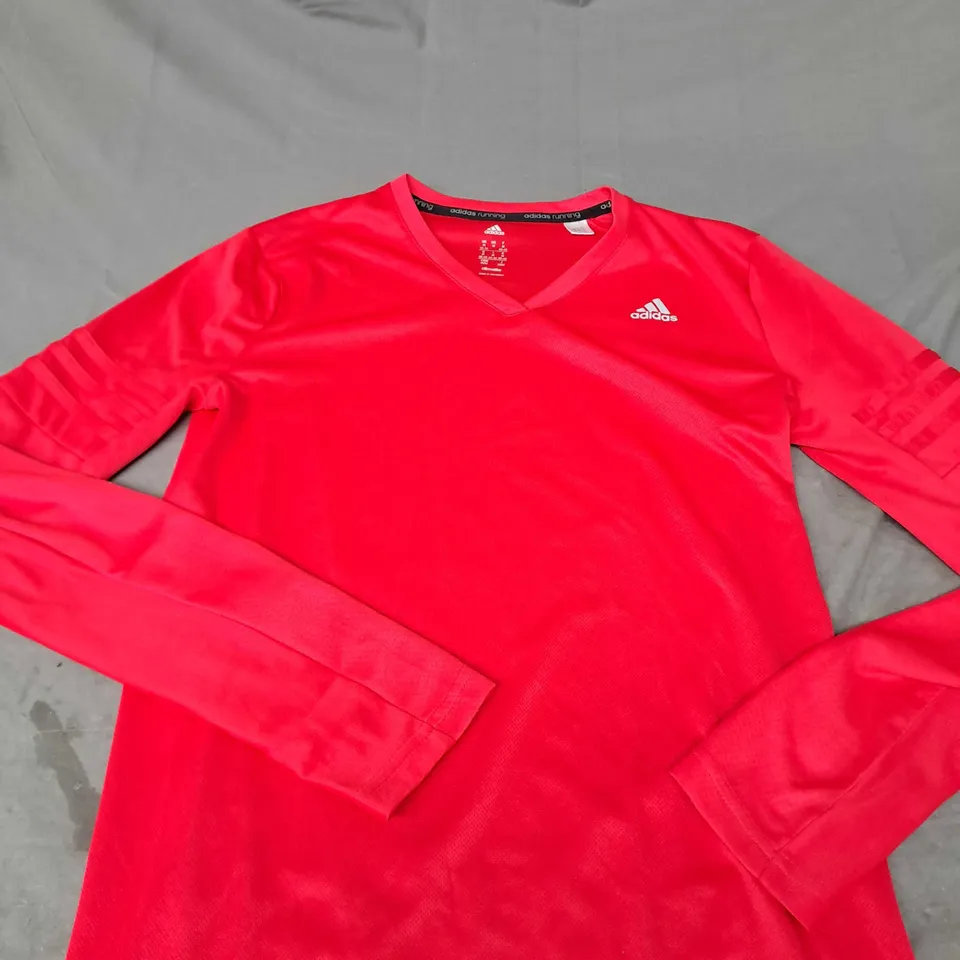 ADIDAS LOGO LONG SLEEVED SHIRT SIZE M