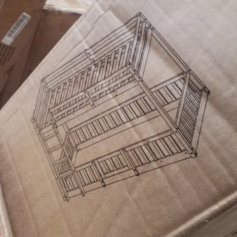 BOXED OTTOMAN BUNK BED 190×90CM (2 BOXES)