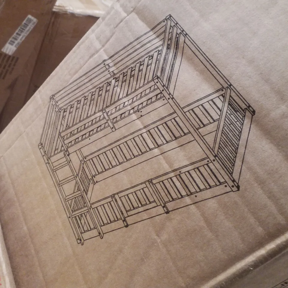 BOXED OTTOMAN BUNK BED 190×90CM (2 BOXES)