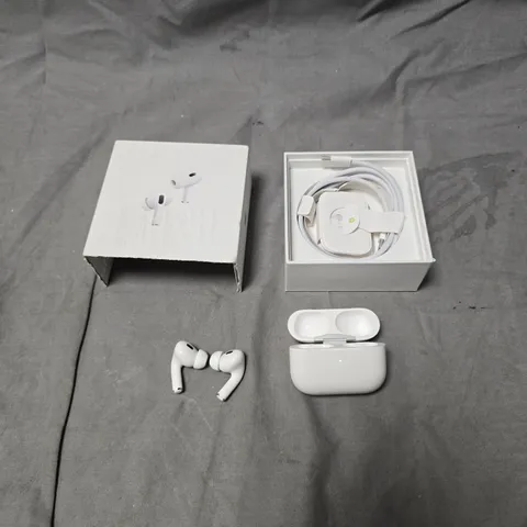 APPLE AIRPODS PRO 2 (A3047, A3048) WIRELESS EARBUDS WITH CHARGING CASE (WHITE)