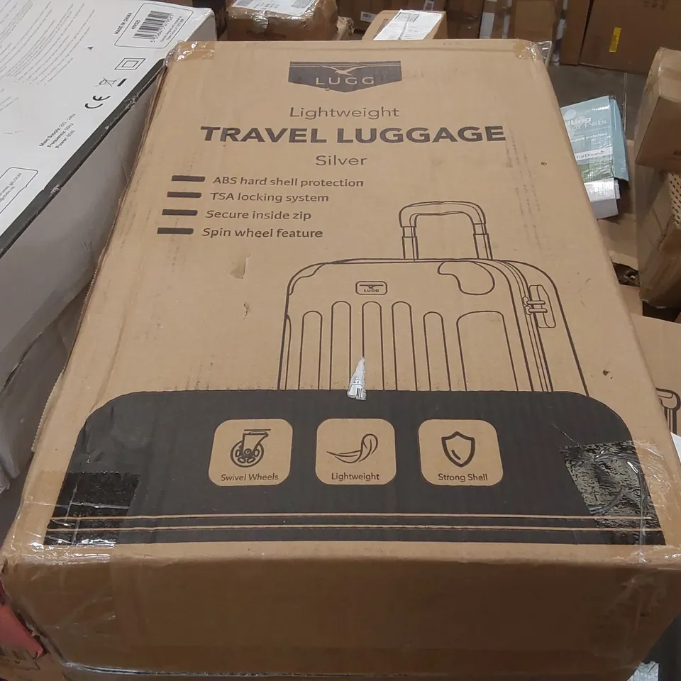 BOXED LUGG LIGHTWEIGHT TRAVEL SUITCASE 