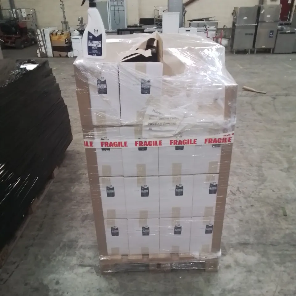 A PALLET OF APPROXIMATELY 40 BOXES OF ALL SURFACE DISINFECTANT - EACH BOX CONTAINS APPROXIMATELY 8 - 0.75ML BOTTLES