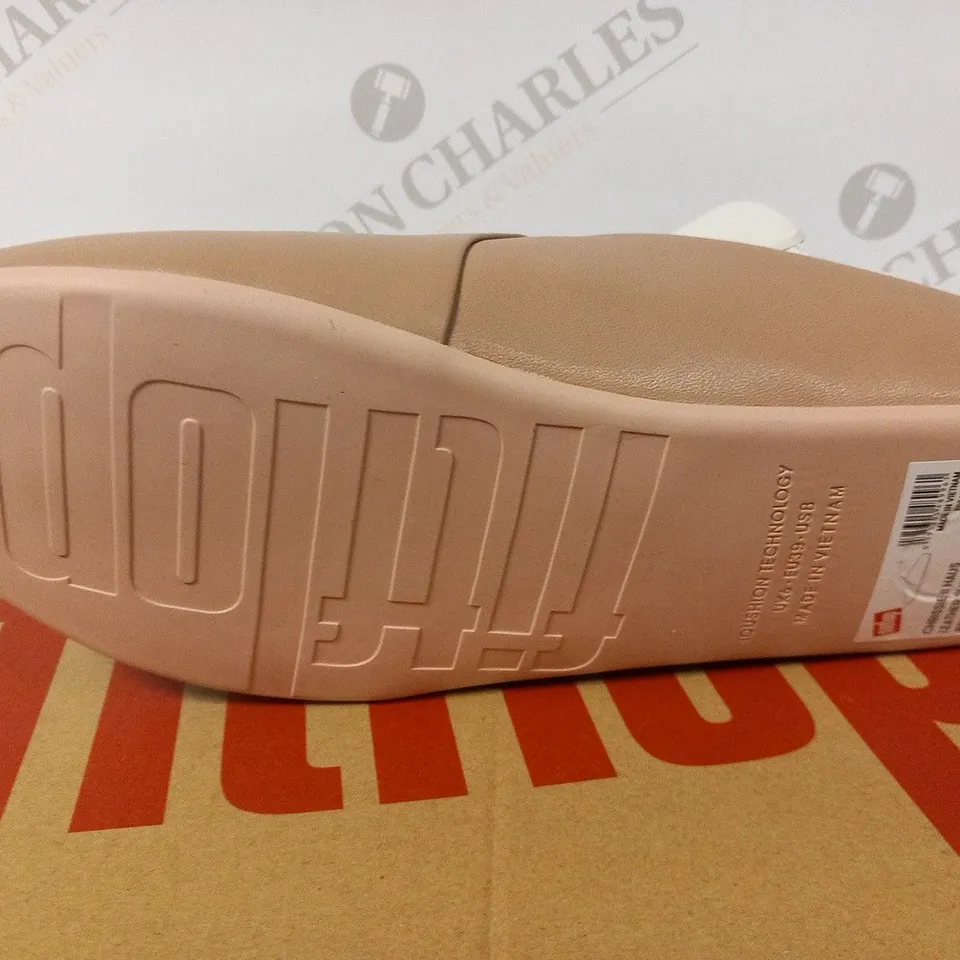 BOXED FITFLIP CHRISSIE II HAUS LEATHER SLIPPERS SIZE EU 39