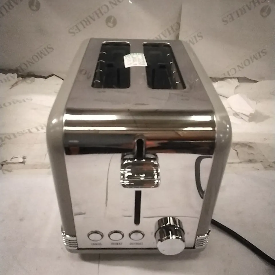 BOXED SWAN RETRO 2 SLICE TOASTER 