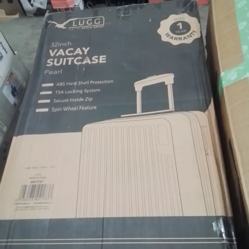 BOXED LUGG 32INCH VACAY SUITCASE PEARL