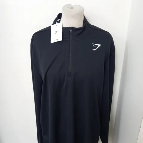 GYMSHARK ARRIVAL 1/4 ZIP SIZE L