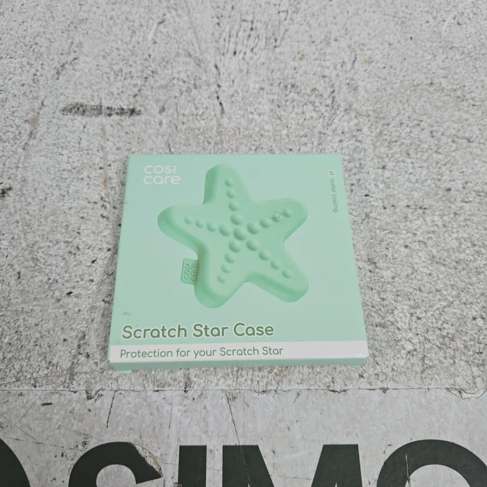 SCRATCH STAR CASE – STAR-SHAPED CASE (MINT GREEN) IN PACKAGING