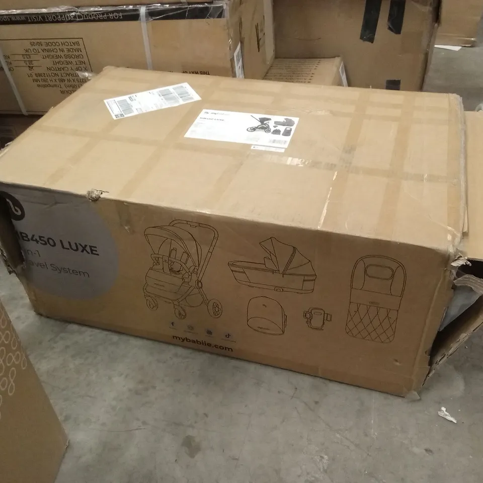 BOXED MYBABIIE MB450 LUXE INDIGO STROLLER (1 BOX)