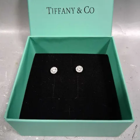 BOXED TIFFANY AND CO STUD EARRINGS