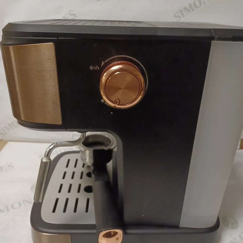 HADEN MULTIFUNCTION, STEEL ACCENTS ESPRESSO PUMP COFFEE MACHINE