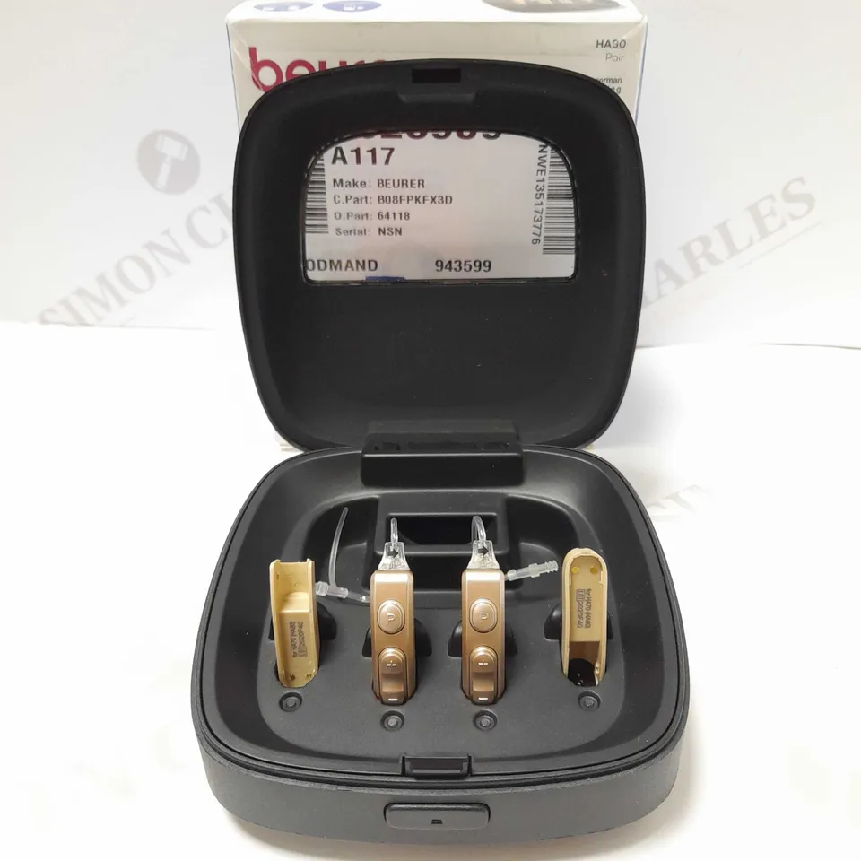 BEURER HA80 RECHARGEABLE DIGITAL HEARING AMPLIFIERS