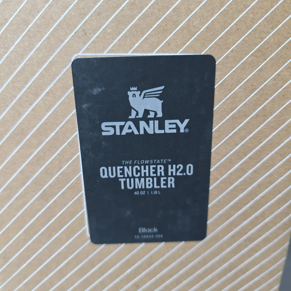 BOXED AND SEALED STANLEY QUENCHER H2.0 TUMBLER – 40 OZ / 1.18 L – BLACK