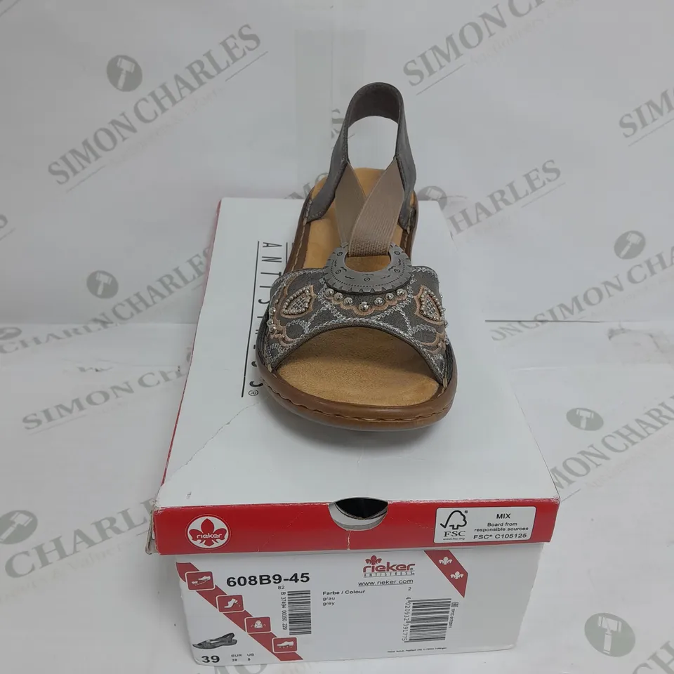 BOXED RIEKER ANTISTRESS SCHWARTS LACK SIZE 6