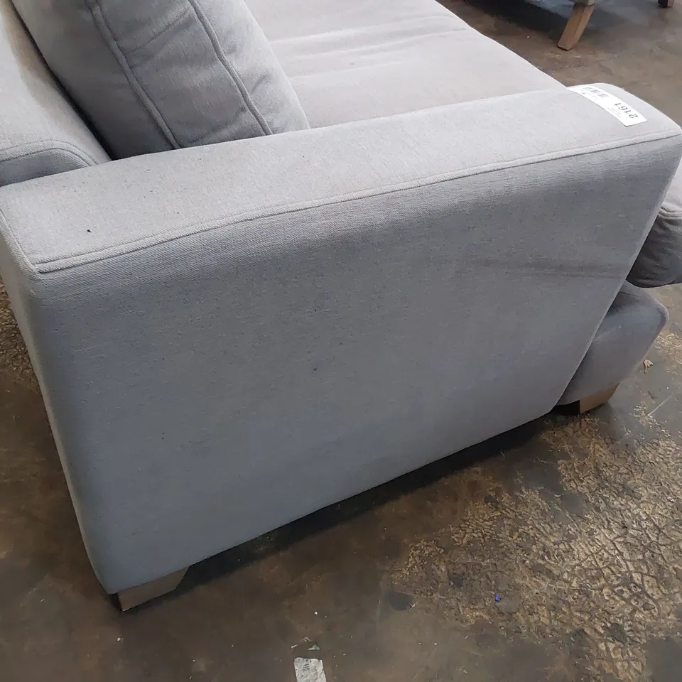 QUALITY BRITISH DESIGNER LOUNGE Co. LOLA FOUR SEATER SOFA GREY FABRIC 