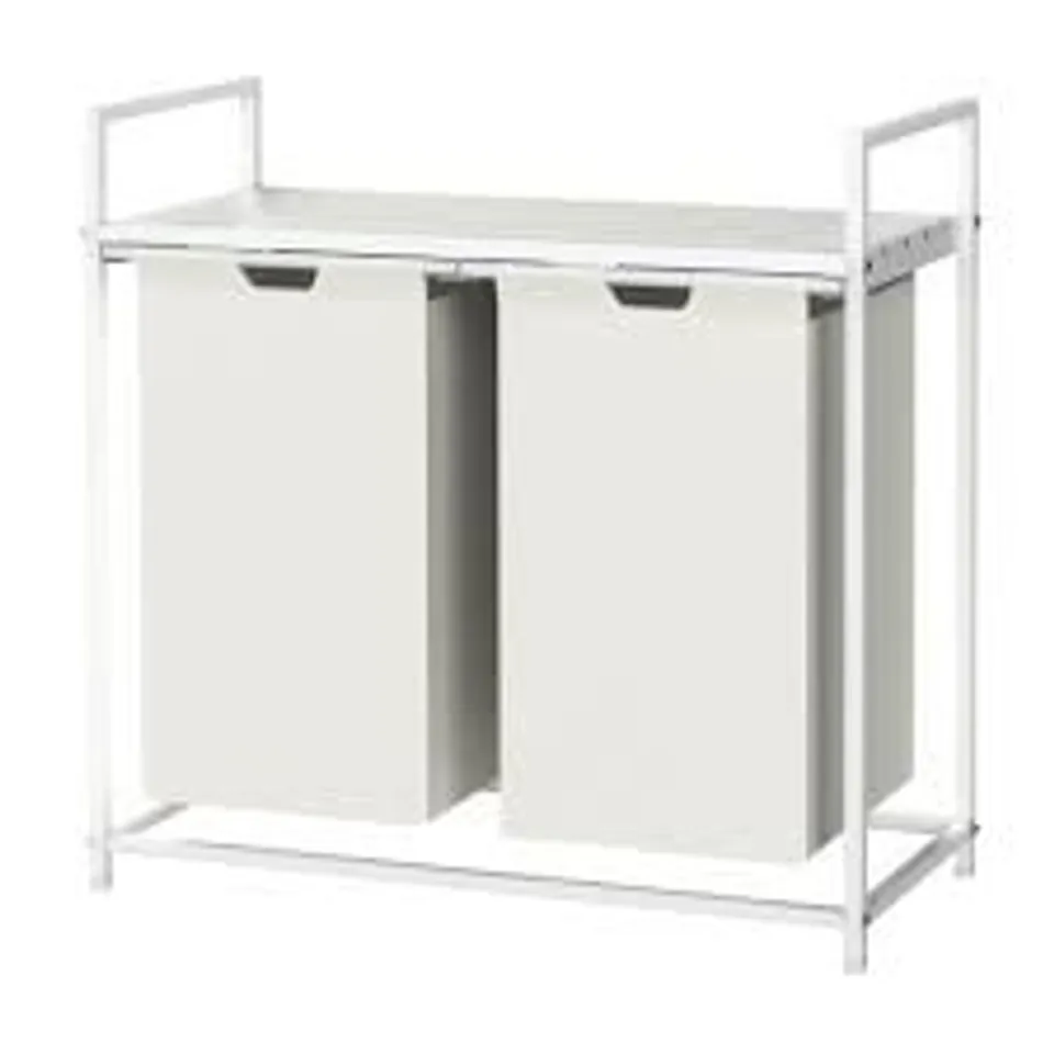 BOXED NEO SINGLE TIER LAUNDRY UNIT - WHITE