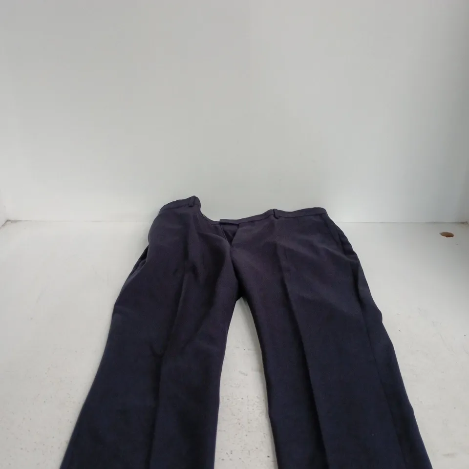 CHARLES TYRWHITT DARK NAVY SLIM-FIT ULTIMATE PERFORMANCE SUIT TROUSERS, 34W/34L