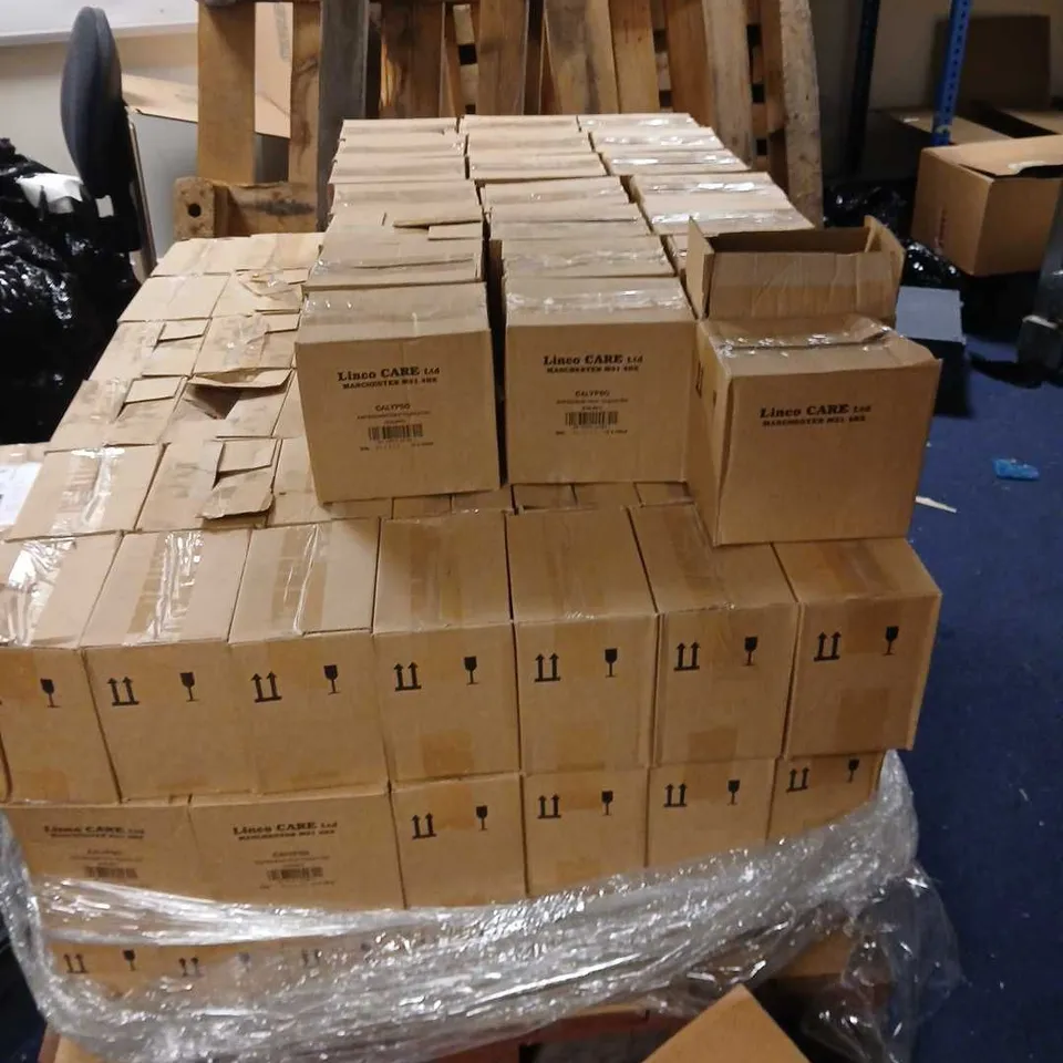PALLET OF APPROXIMATELY 1700 CALYPSO HEALTH CARE HAND HYGIENE GEL – 100 ML BOTTLE 