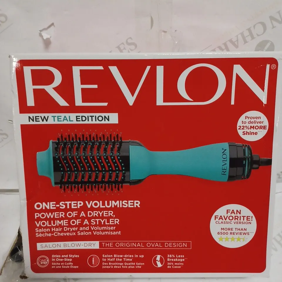 REVLON SALON HAIR DRYER AND VOLUMISER - TEAL RRP £49.99