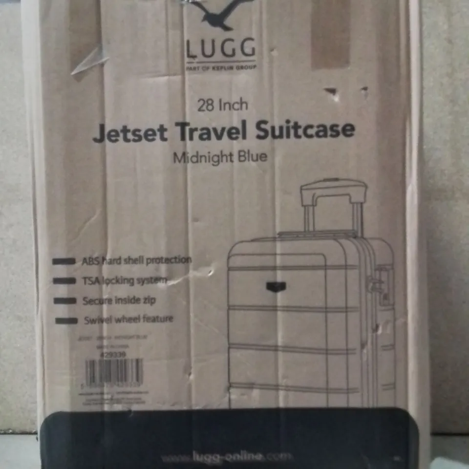 LUGG 28INCH TRAVEL SUITCASE MIDNIGHT BLUE 