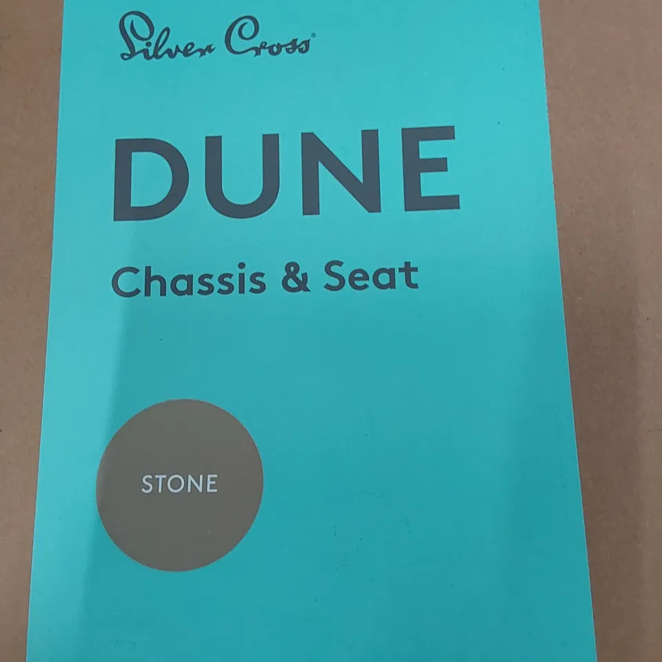 BOXED SILVER CROSS DUNE CHASSIS & SEAT - STONE 