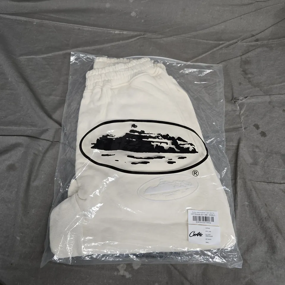 BAGGED CORTEZ ISLAND SWEATSHORTS – OFF-WHITE, SMALL (CRTZ0529-201-SM)