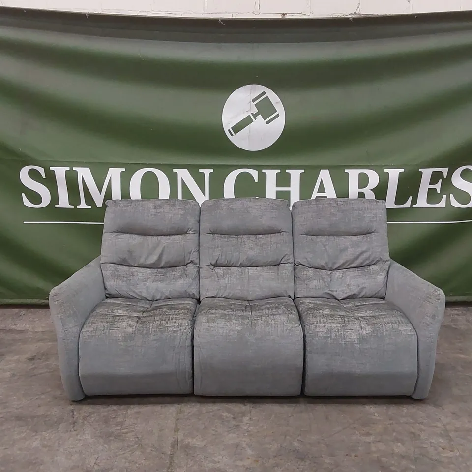 QUALITY DESIGNER ITALIAN MADE NUVOLA 3 SEATER ELECTRIC RECLINING FABRIC SOFA 