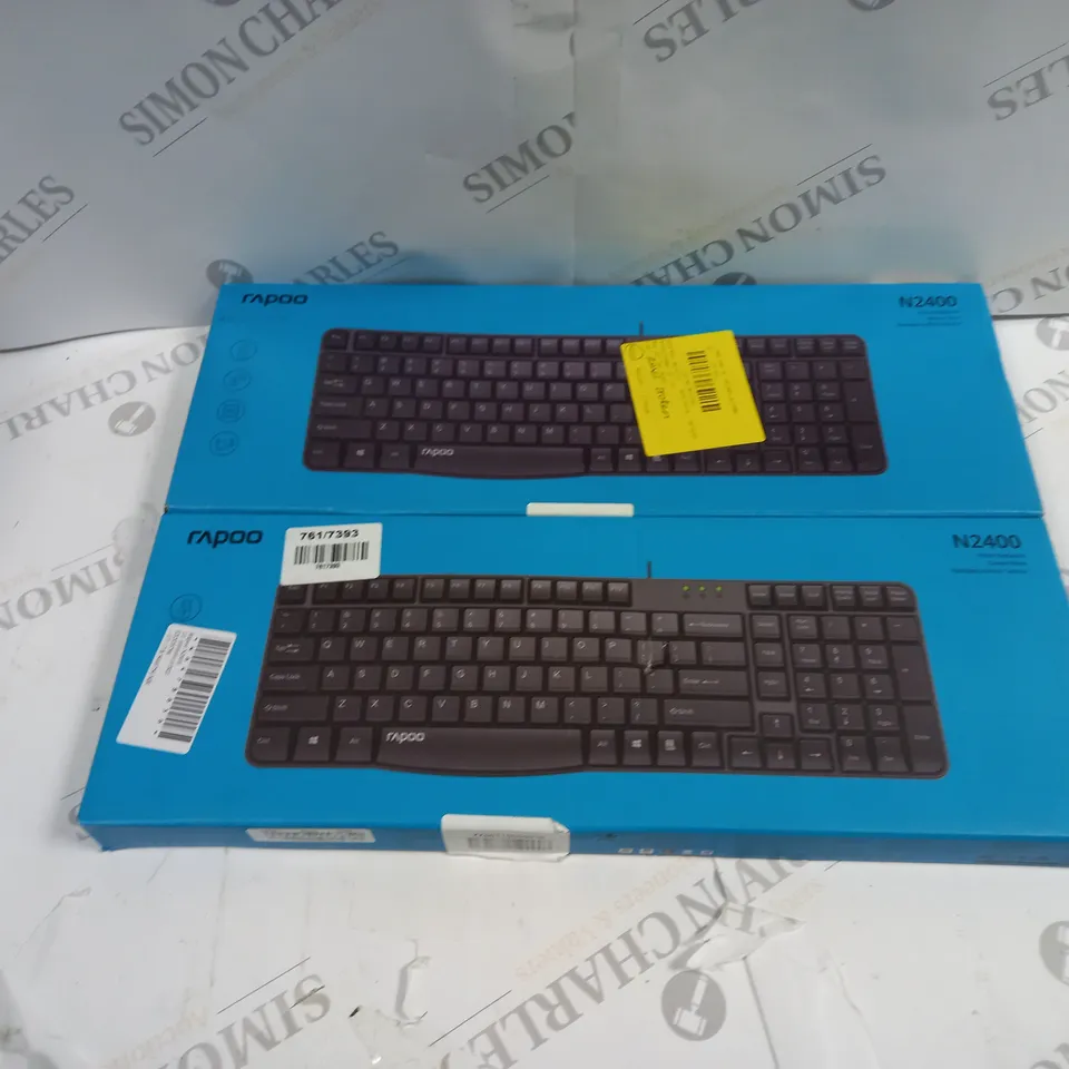 SET OF 2 RAPOO KEYBOARDS N2400