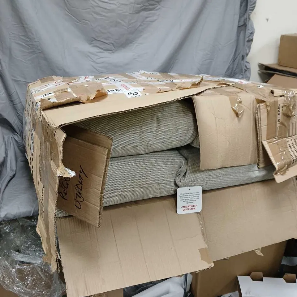GREY UPHOLSTERED CUSHIONS –