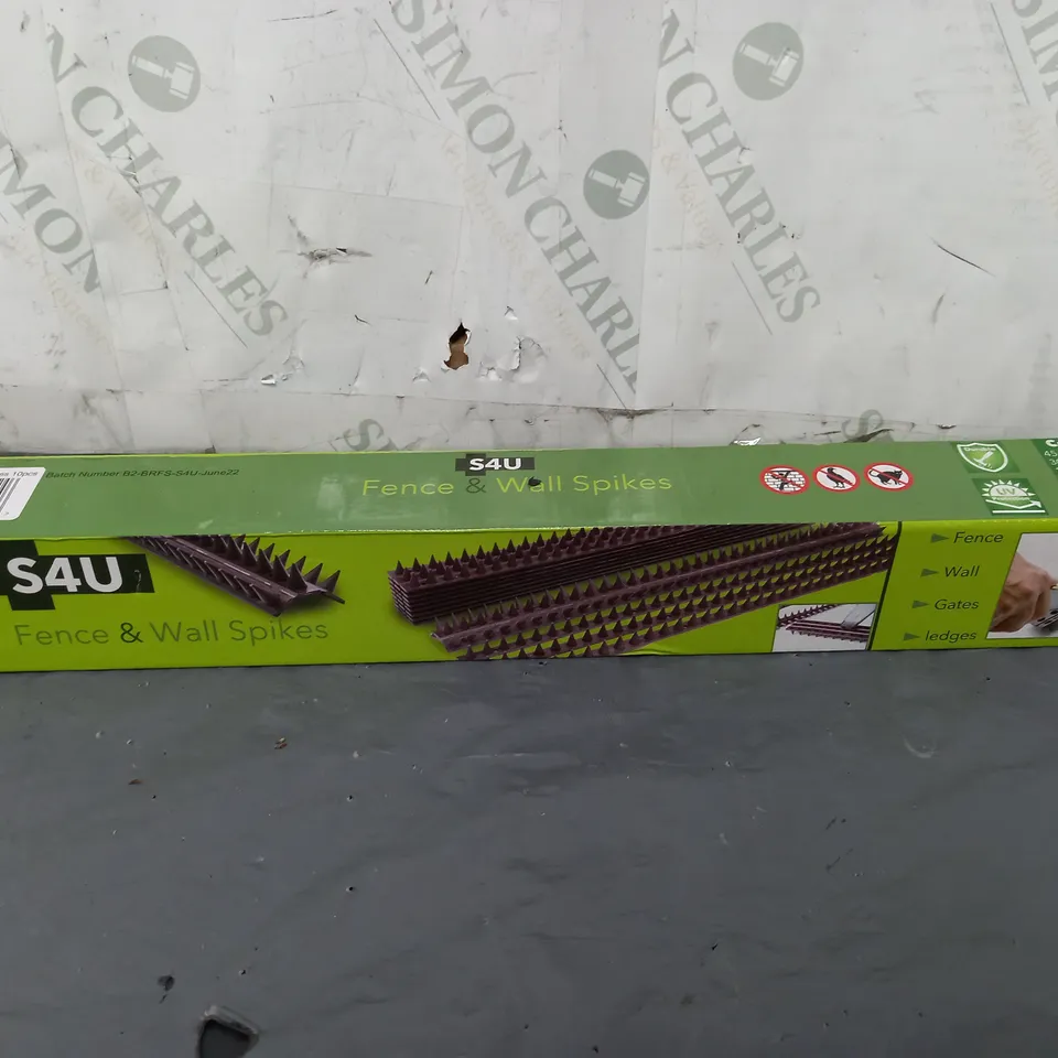 BOXED S4U FENCE & WALL SPIKES IN BROWN