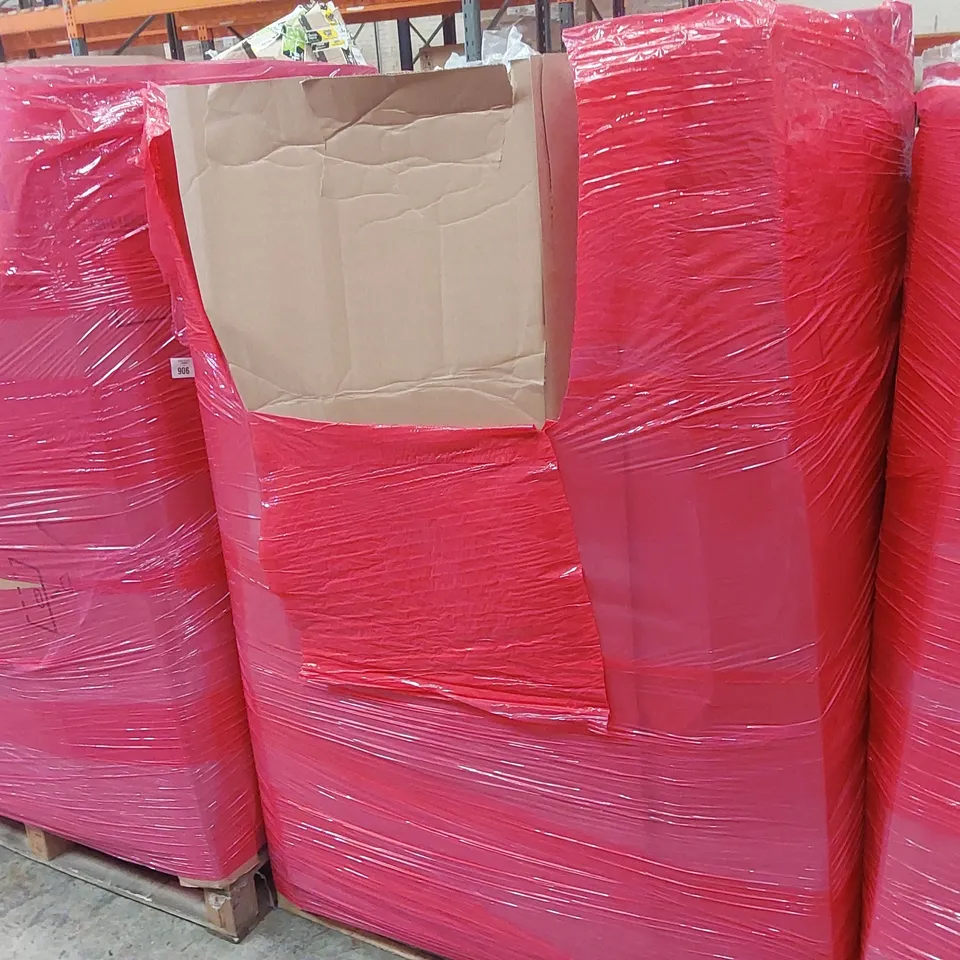 PALLET OF ASSORTED ITEMS INCLUDING: ESPRESSO MACHINE, TAP, WEED PULLER, BED RAIL, PREMIUM DOOR MAT ECT